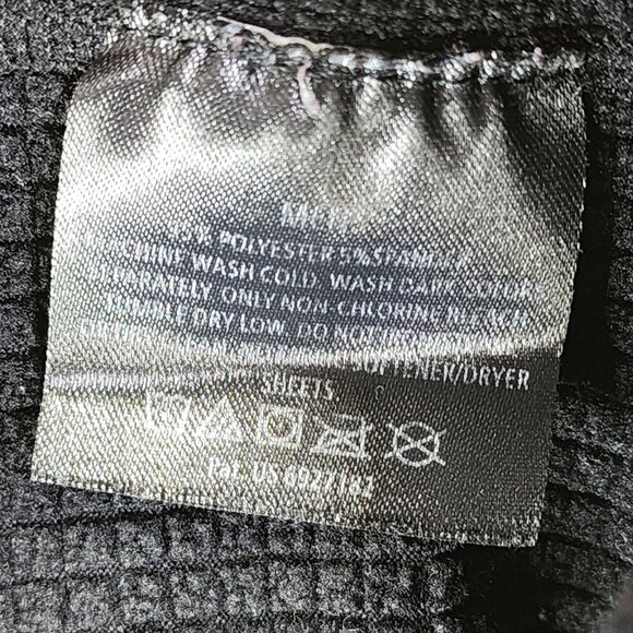 Mens Black Magellan Outdoors Pullover Sweatshirt 1/4 Zip Long Sleeve Mock Neck L - Picture 7 of 11